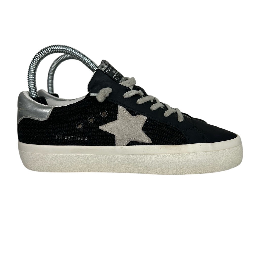 Vintage Havana Black and Silver Sneakers
